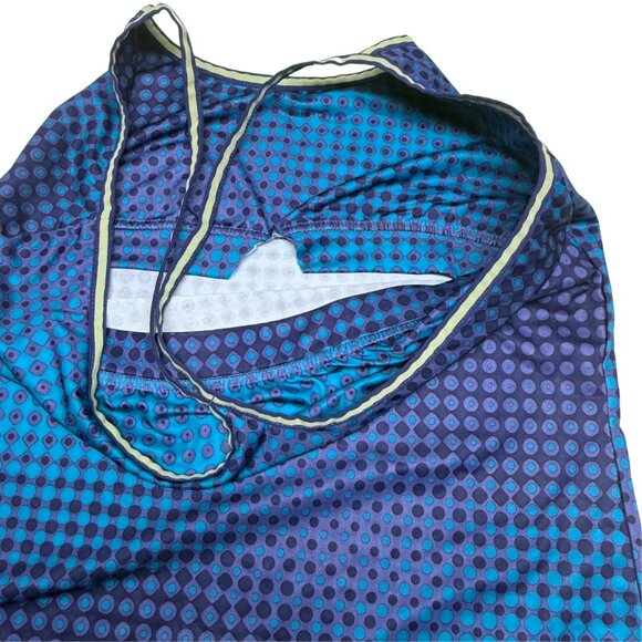 Vintage Y2K Reebok Blue Dot Racerback Tank Top Womens M Good Condition - Picture 4 of 7